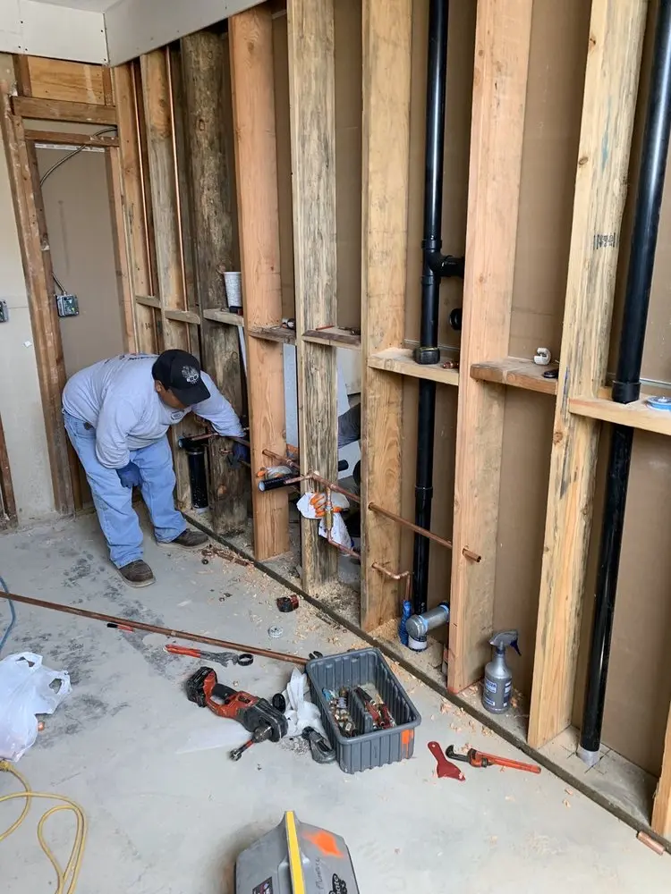 Commercial rough-in plumbing for Commercial Plumbing in Wolfchase
